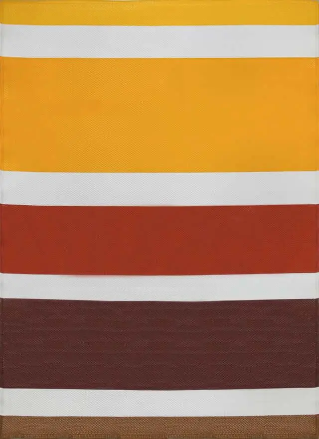 Rainbow Outdoor Rug Yellow | 1030