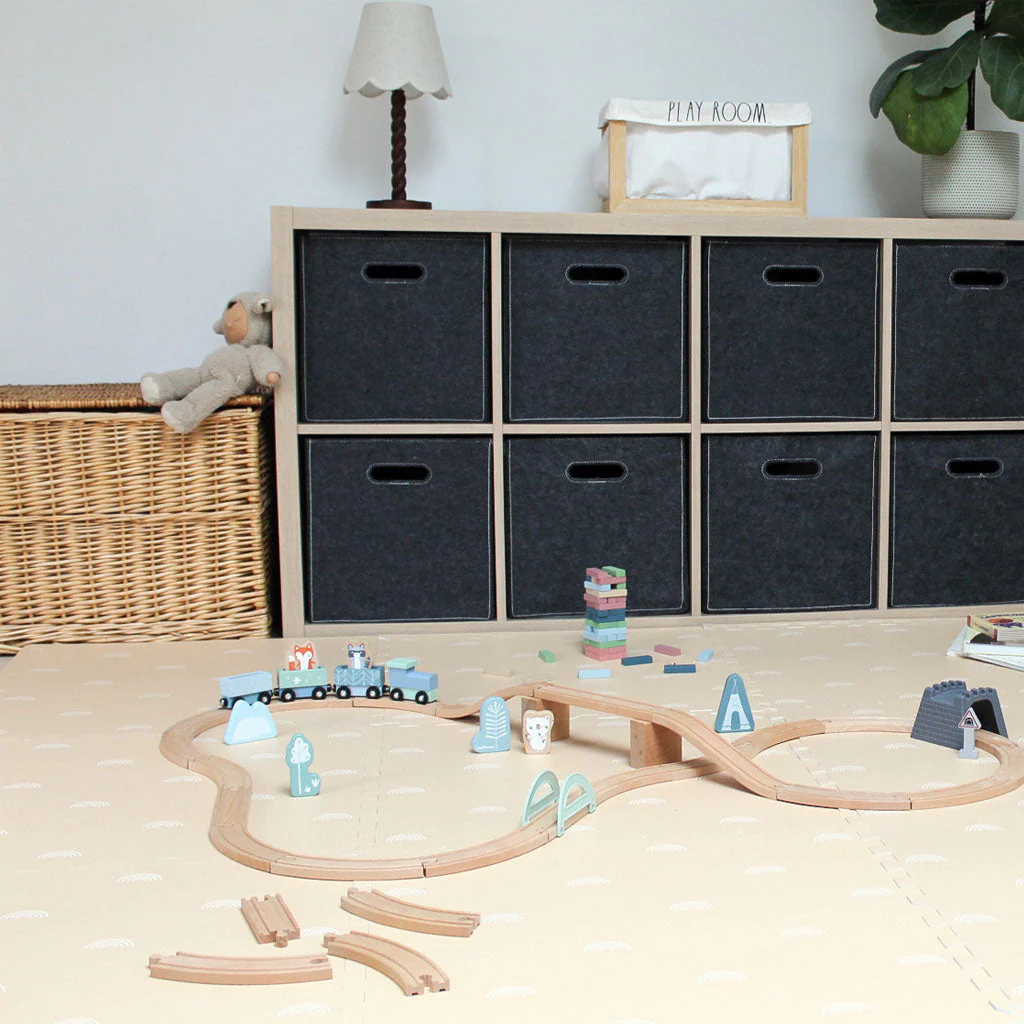 Rainbow Playmat Set in Beige - Image 8