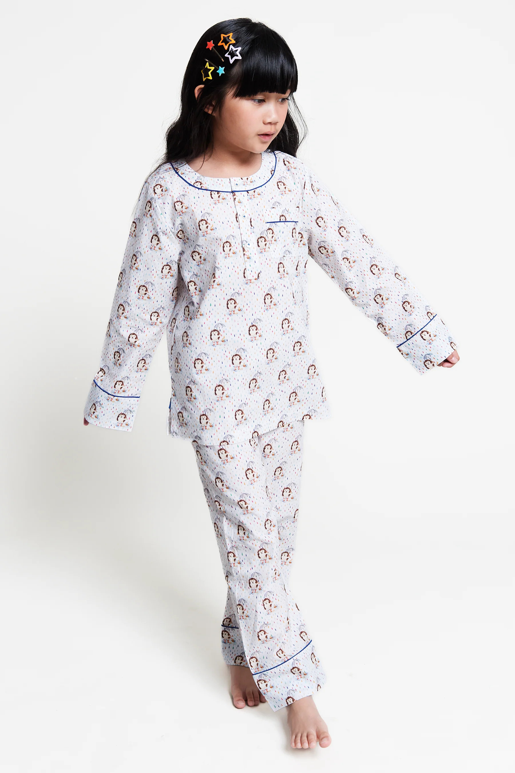 raindrops keep falling Kids Organic Cotton Pyjama Trouser Set