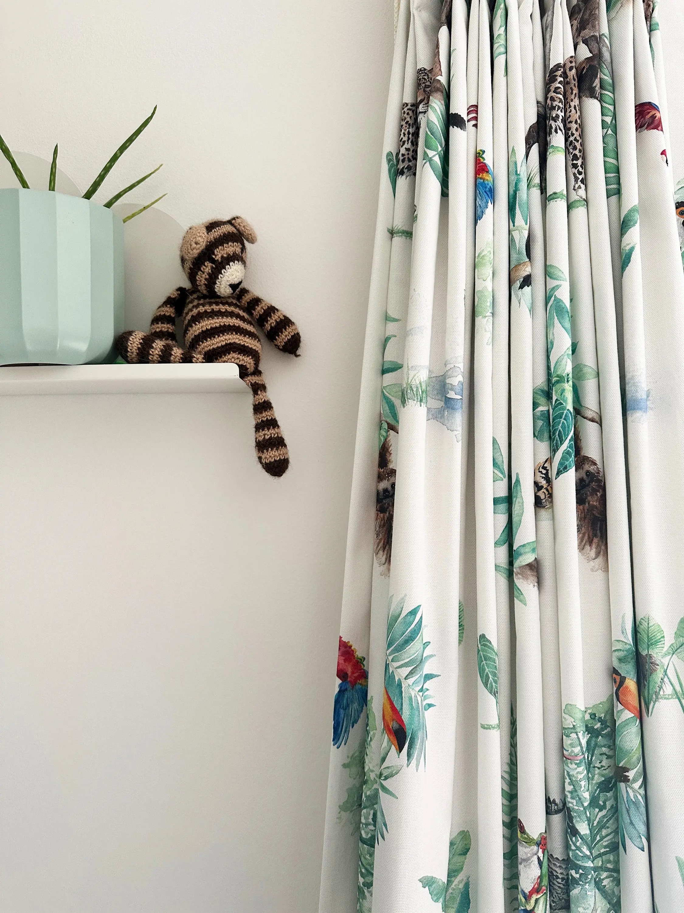 Rainforest Tropical Wildlife - Children's Curtain Fabric - Image 3