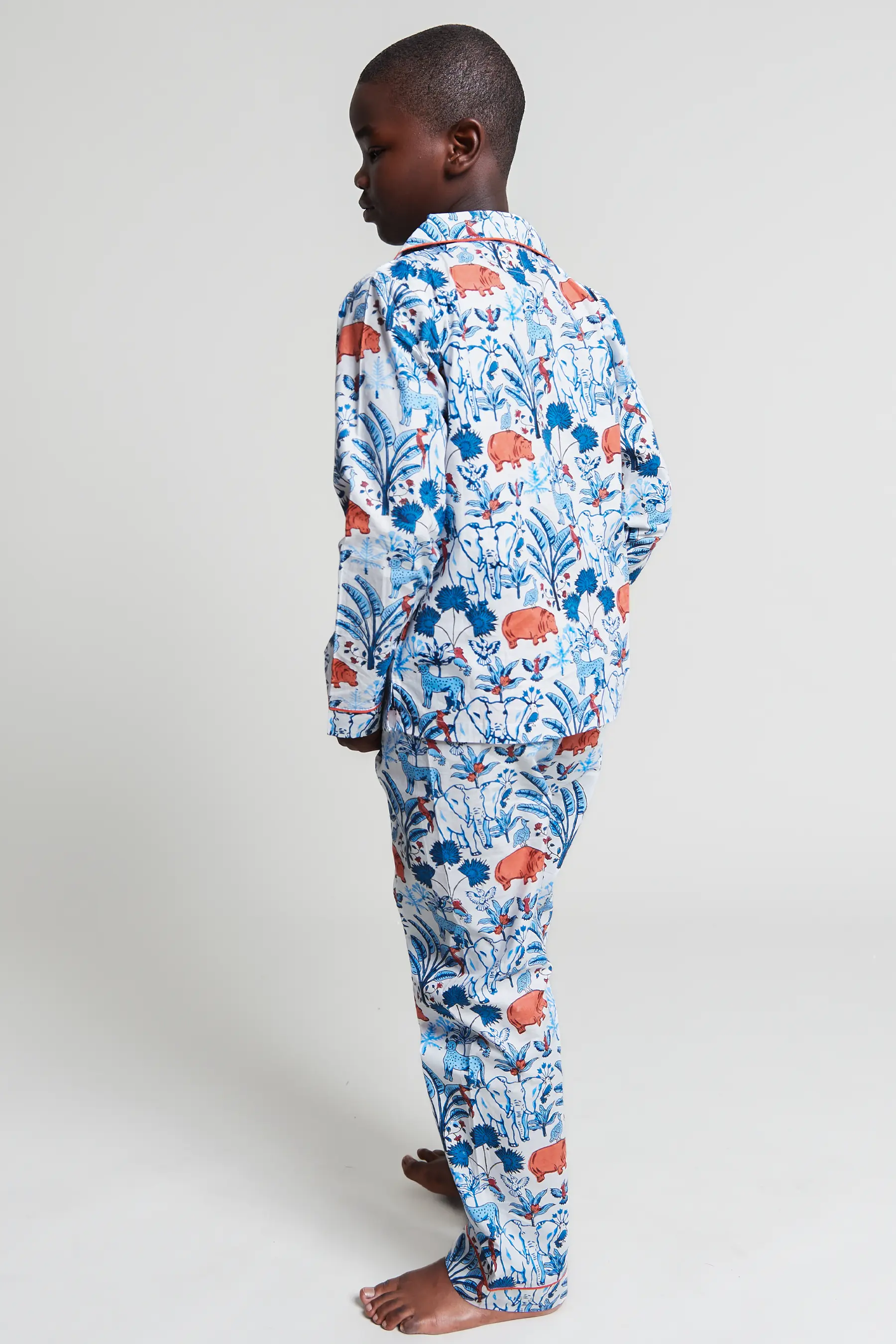 rani's whimsical woods Kids Organic Cotton Pyjama Trouser Set - Image 5
