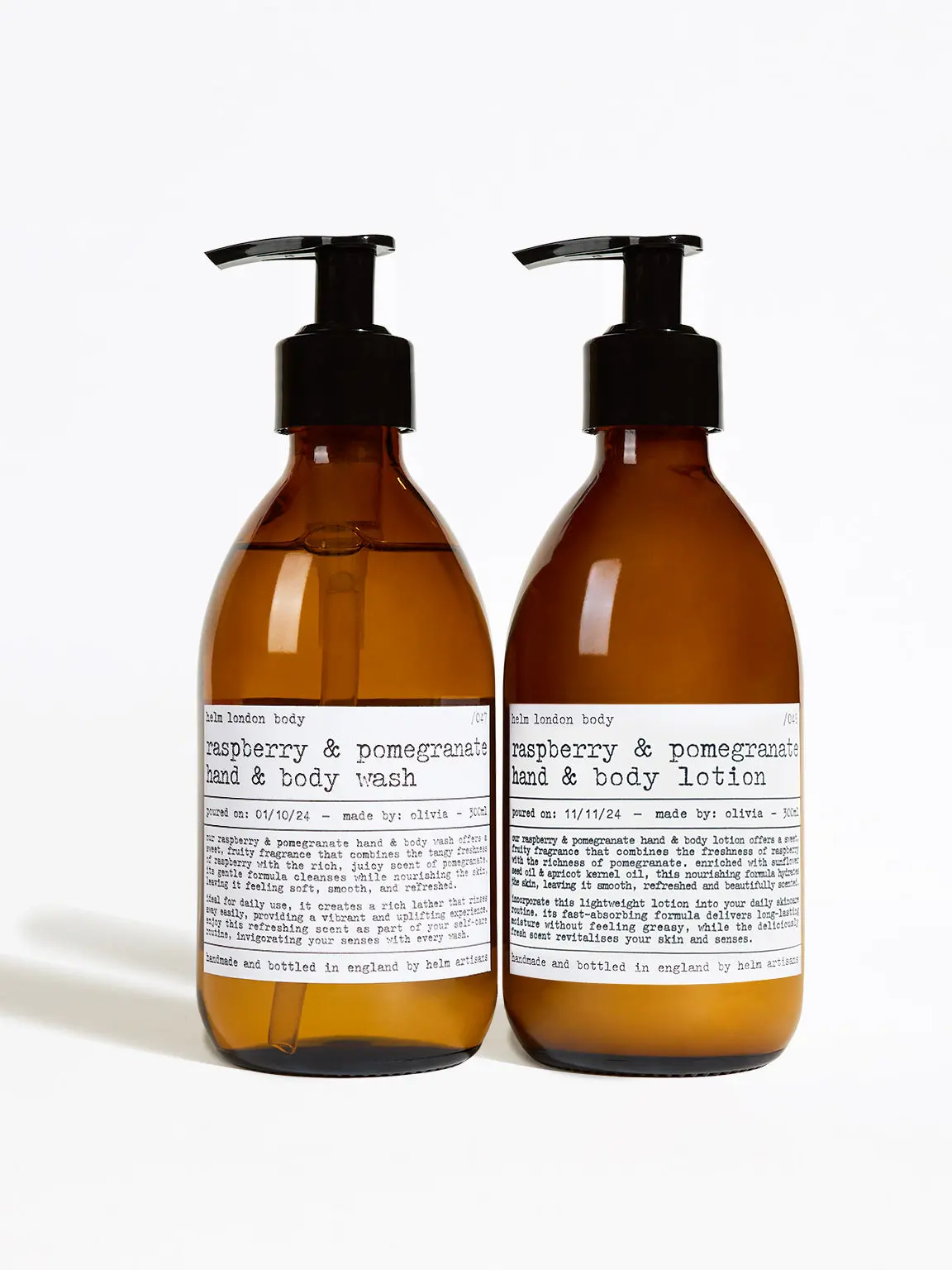 Raspberry & Pomegranate Hand & Body Set - 600ml