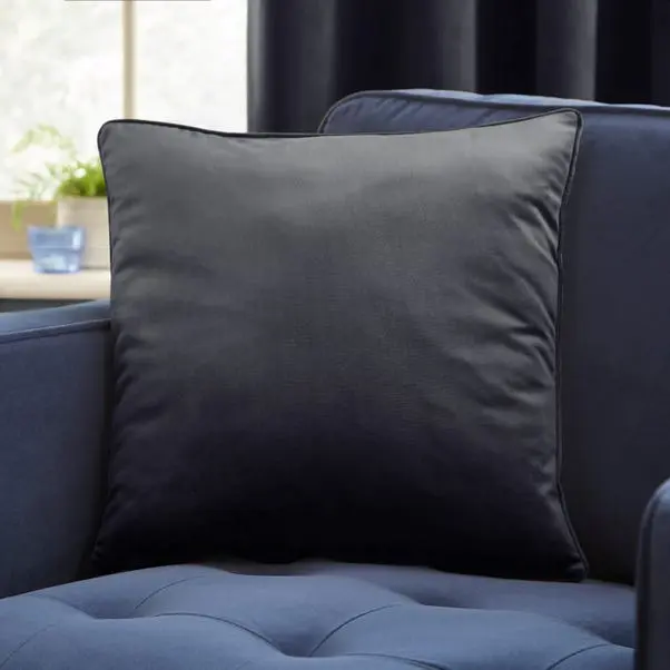 Recycled Velour Eyelet Curtains - Image 5