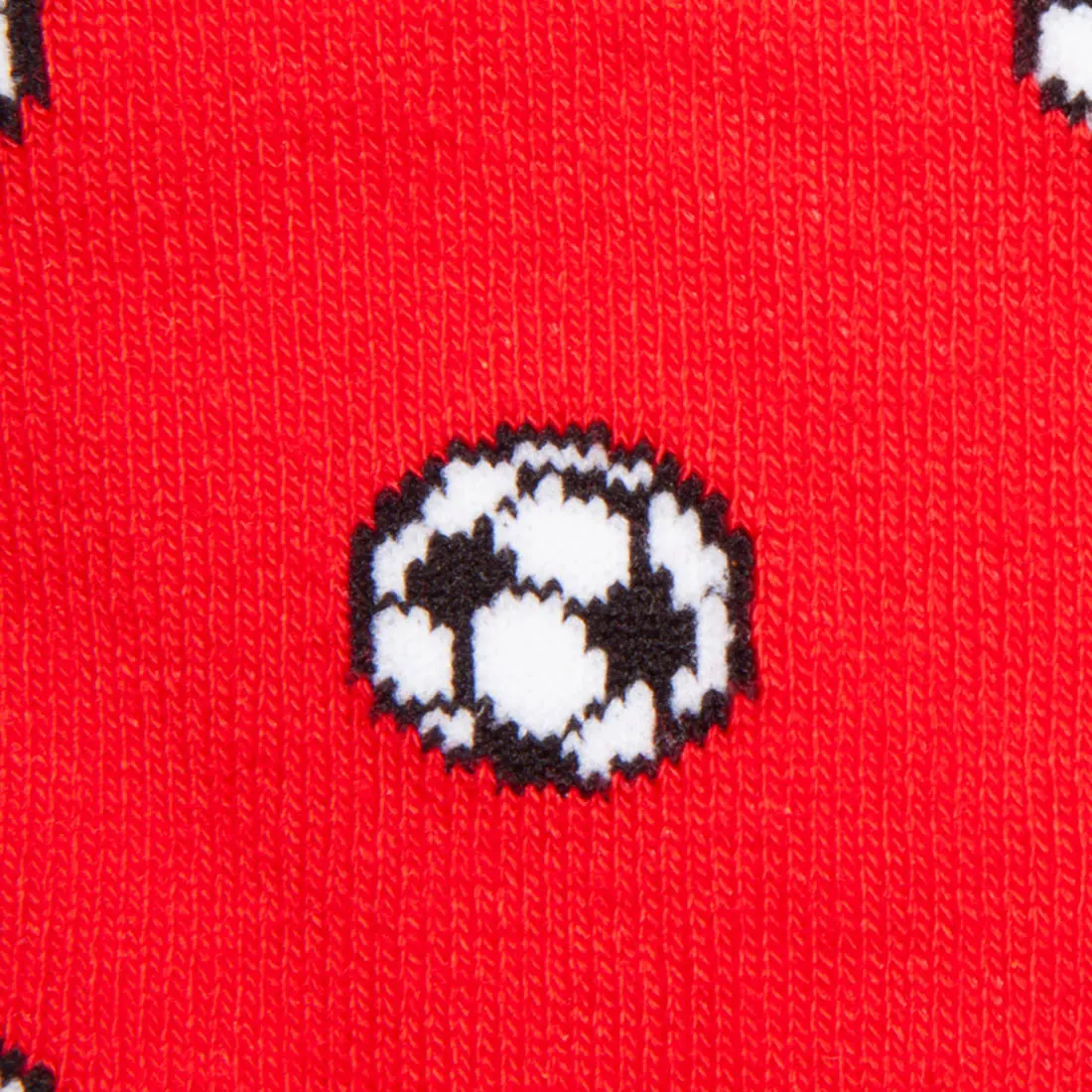 Red Football Bamboo Socks - Image 4