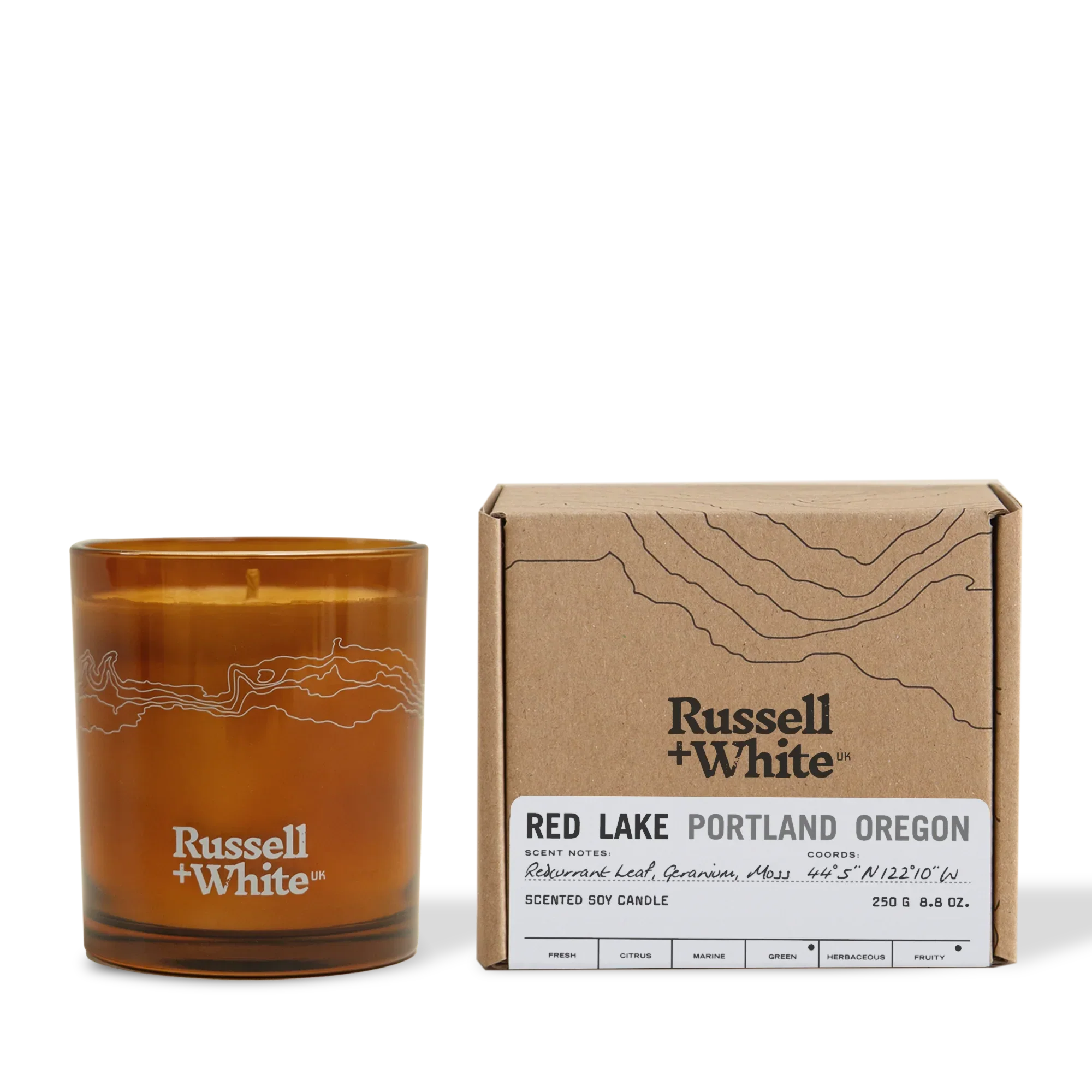 Red Lake 250g Scented Soy Candle