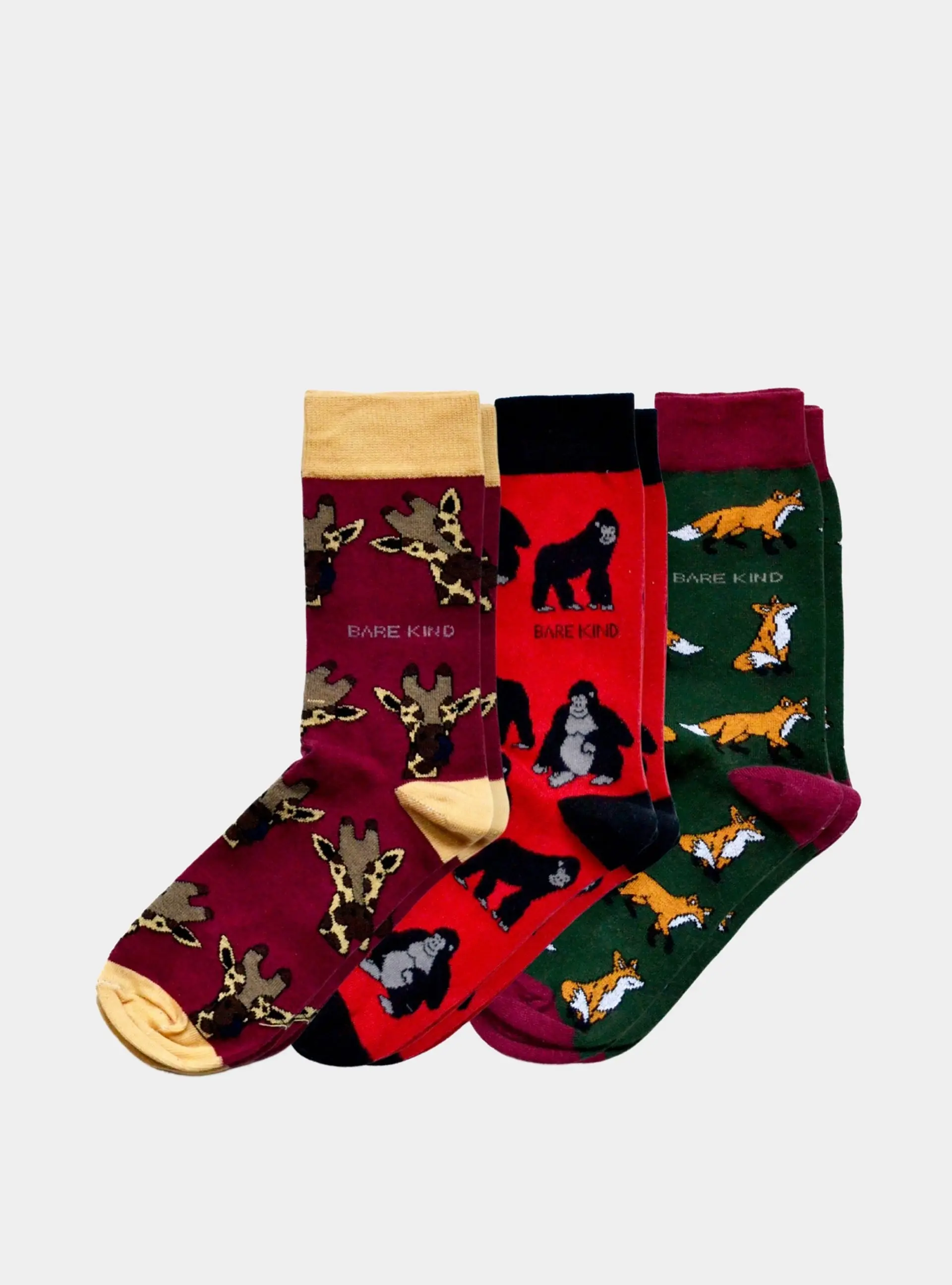 Red Lover 3 Bamboo Sock Set