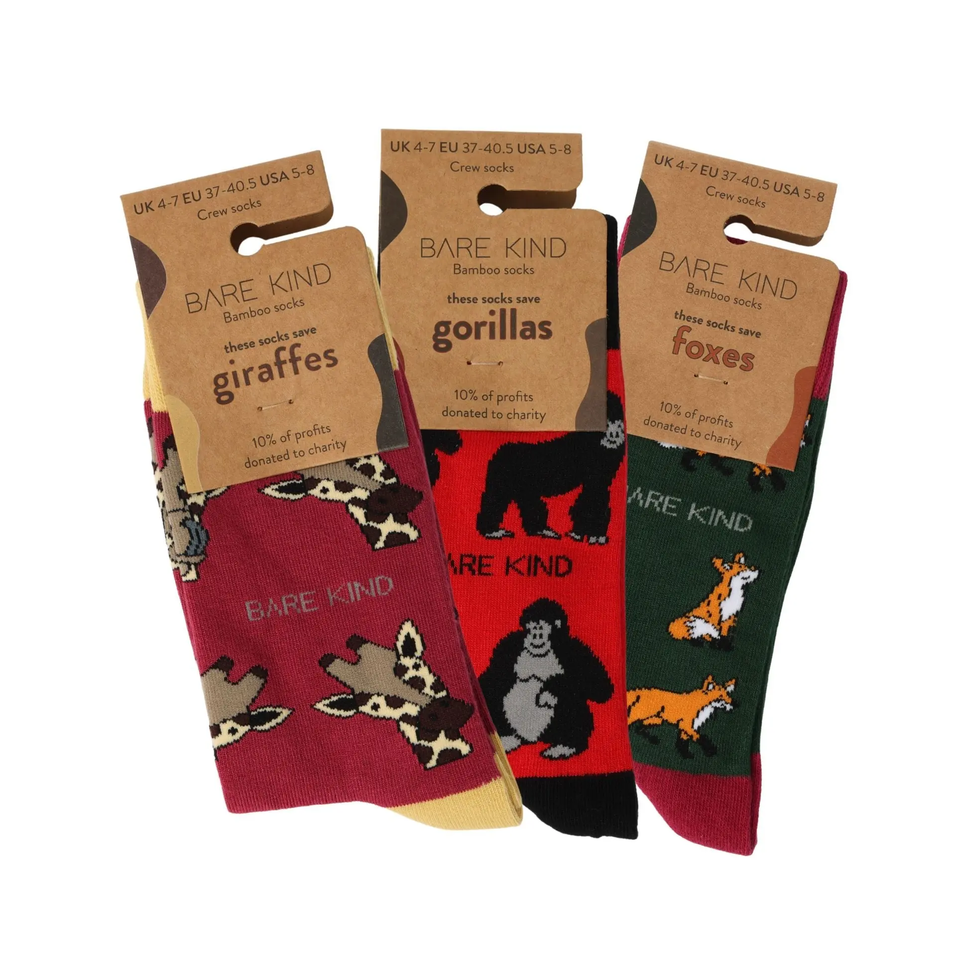 Red Lover 3 Bamboo Sock Set - Image 5