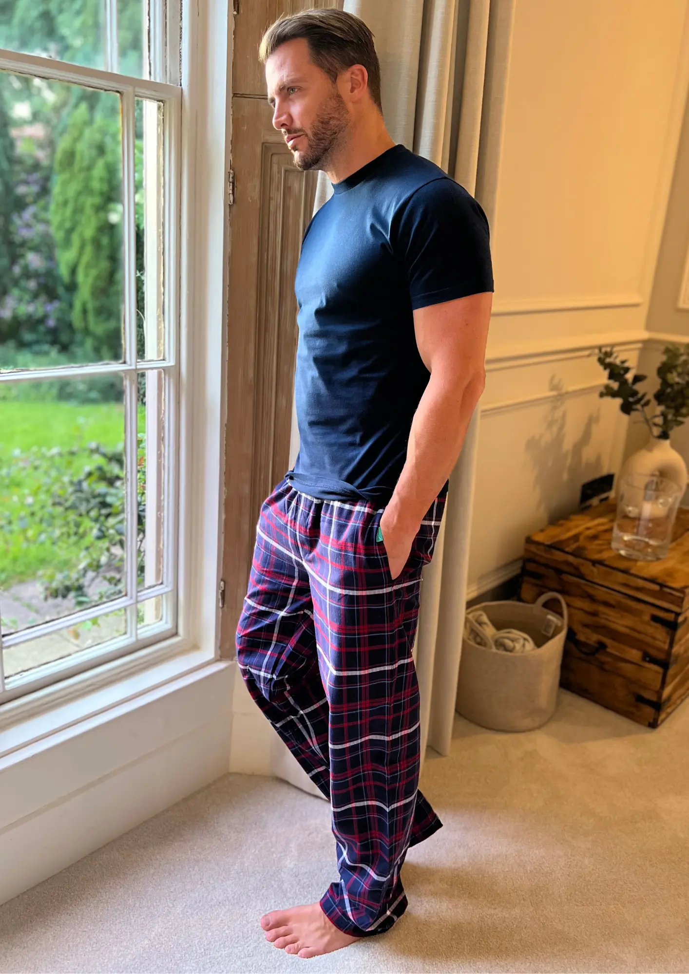 Red Panda Mens Pyjama Trouser - Image 7