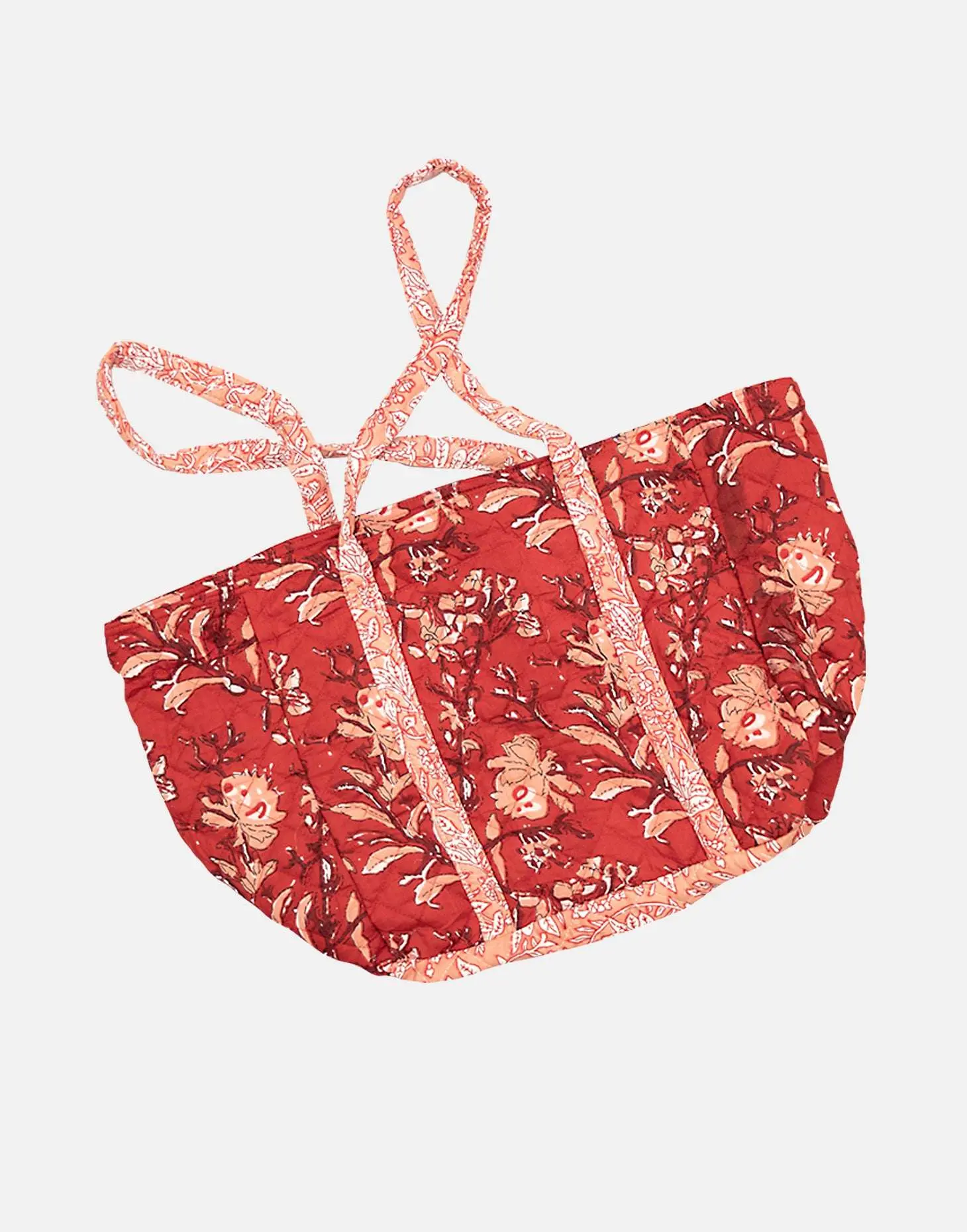 Red Rubra Cotton Tote Bag - Image 4