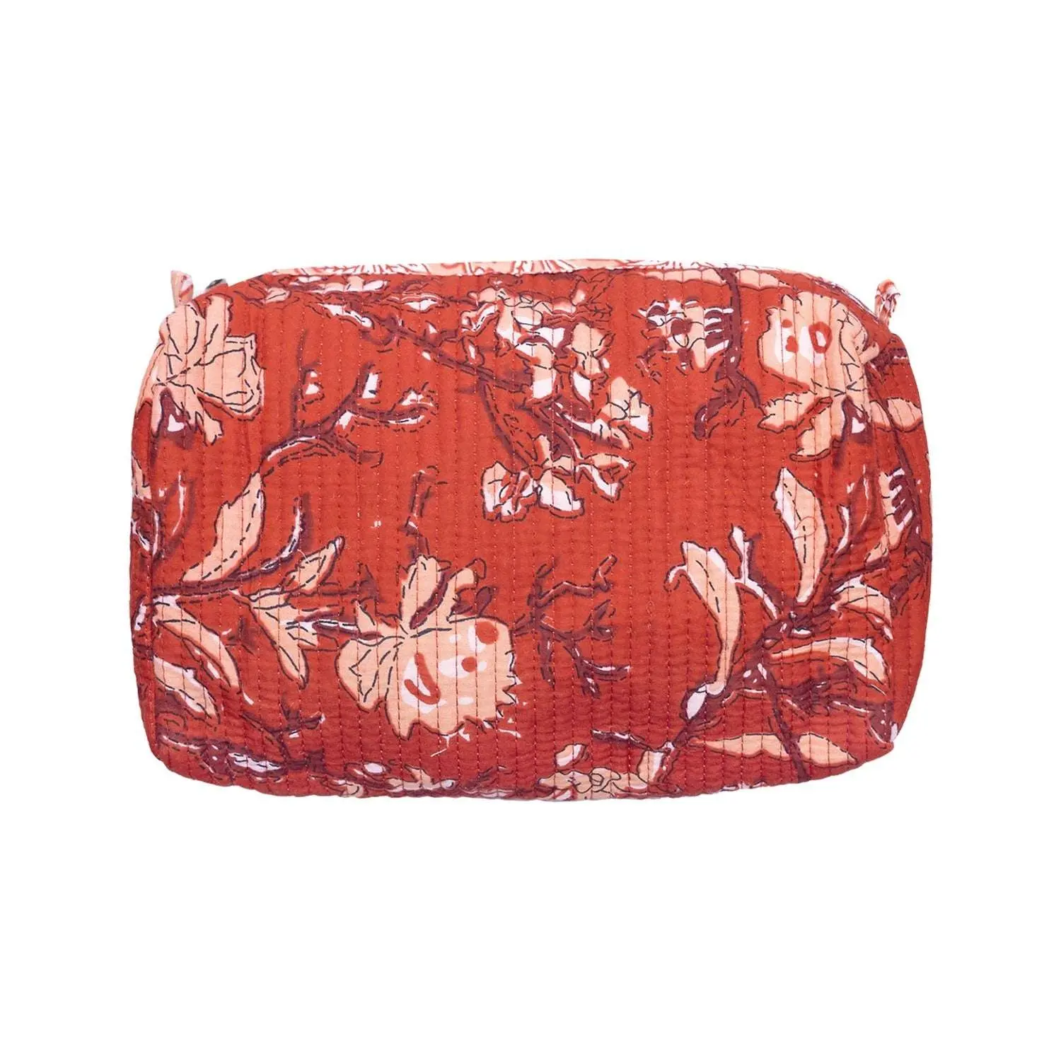 Red Rubra Cotton Wash Bag - Image 2