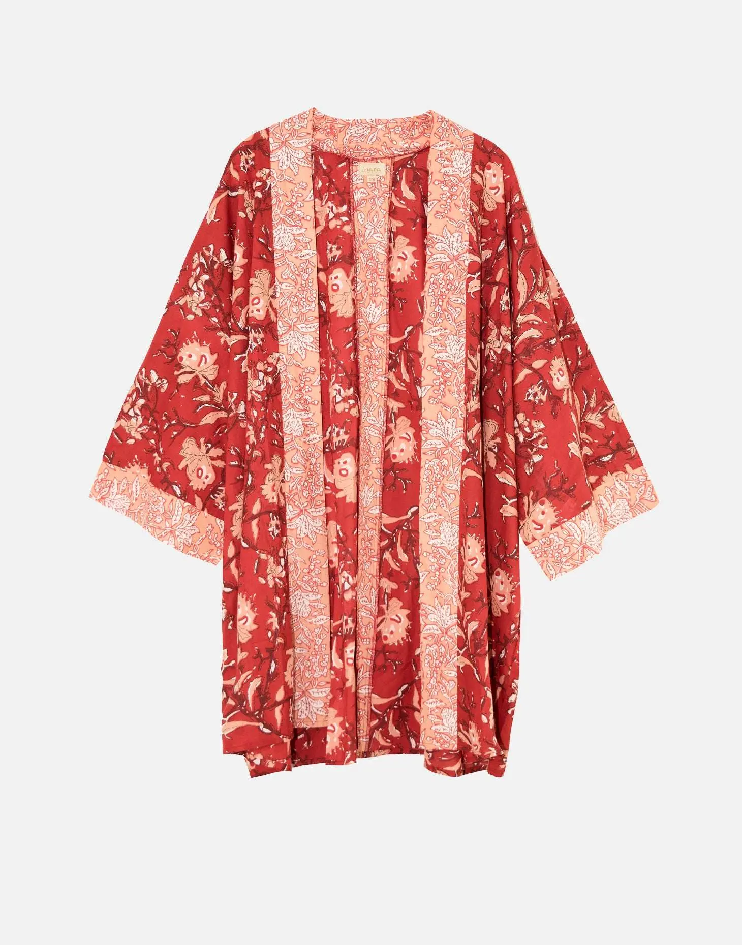 Red Rubra Women's Cotton Kimono - Image 7