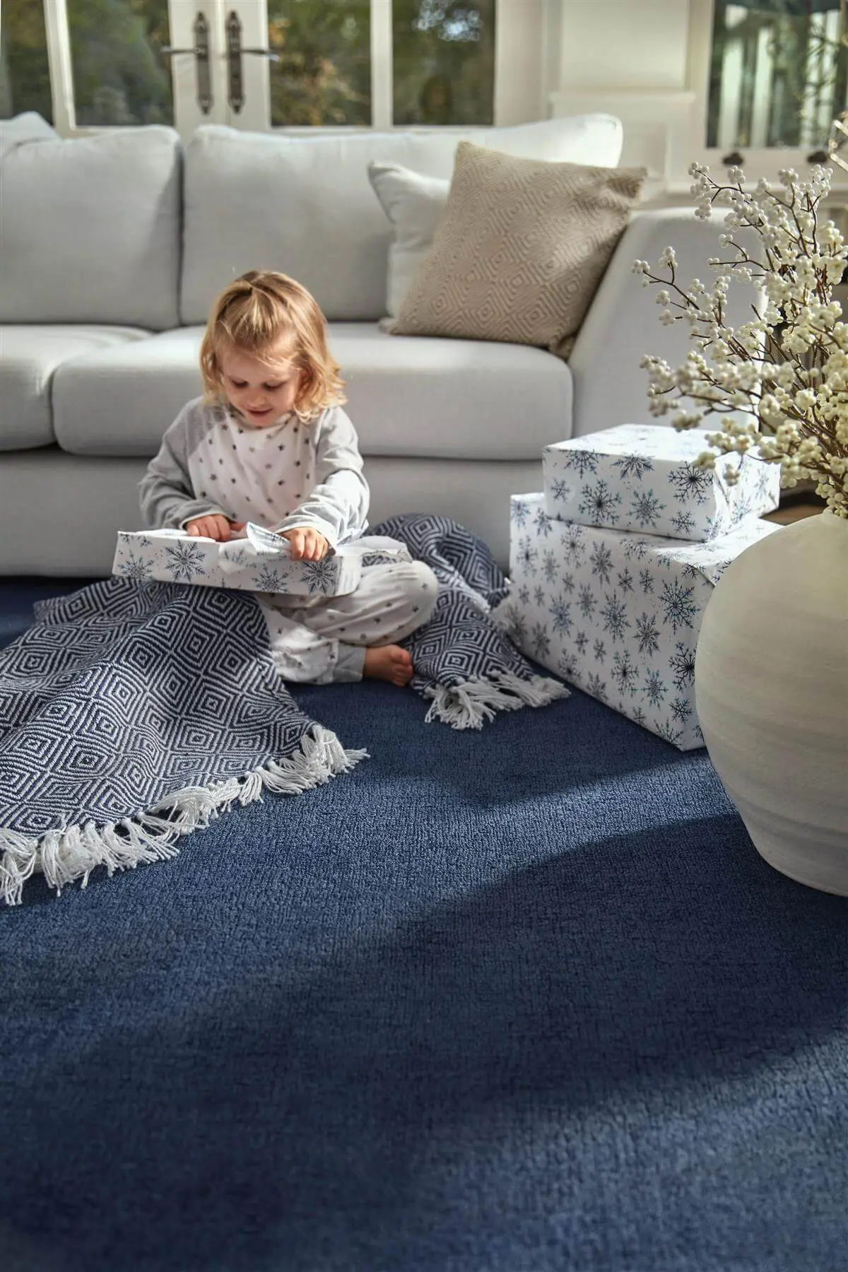 Reef Navy Eco-Friendly Rug - Image 4