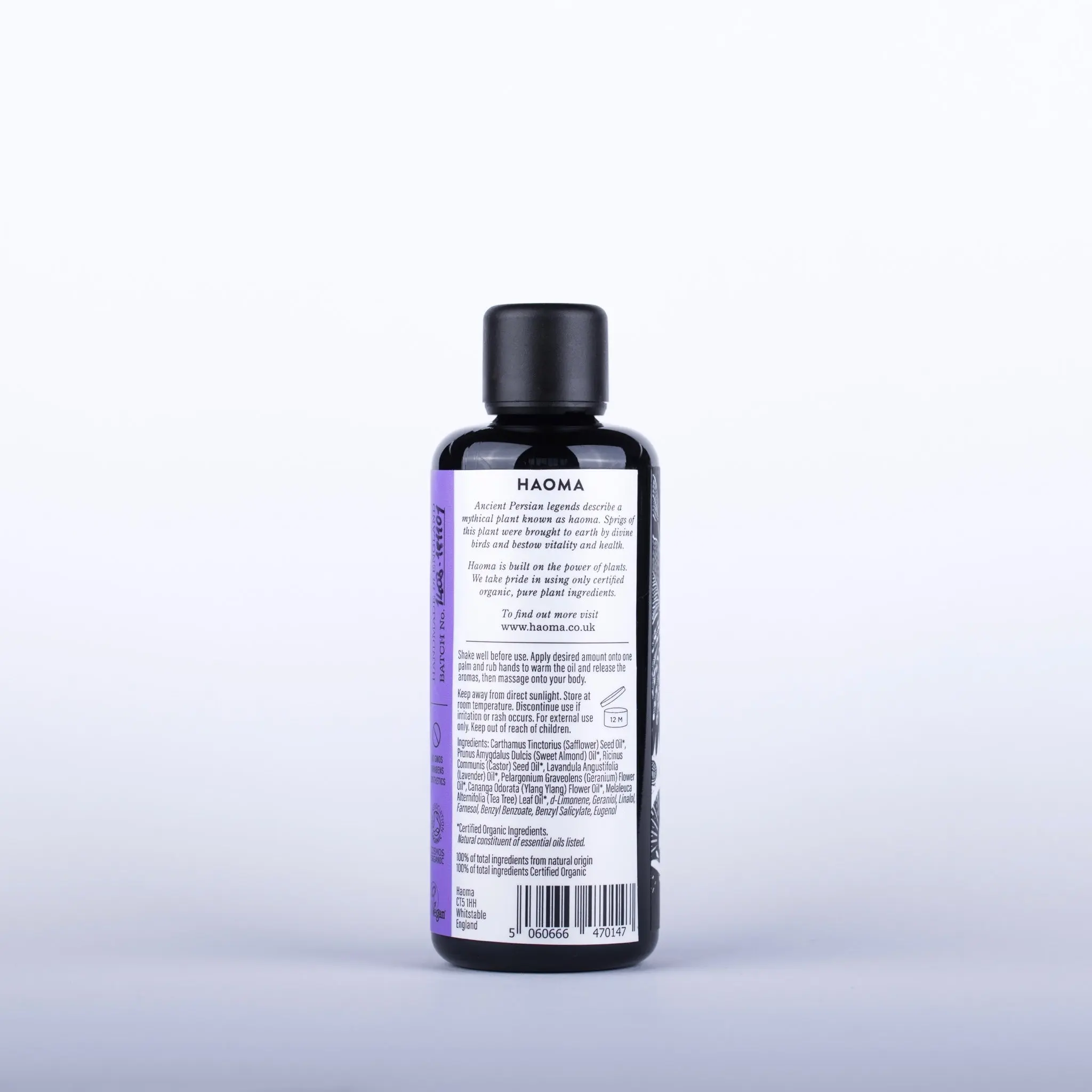 Relax Organic Massage Oil - Image 3