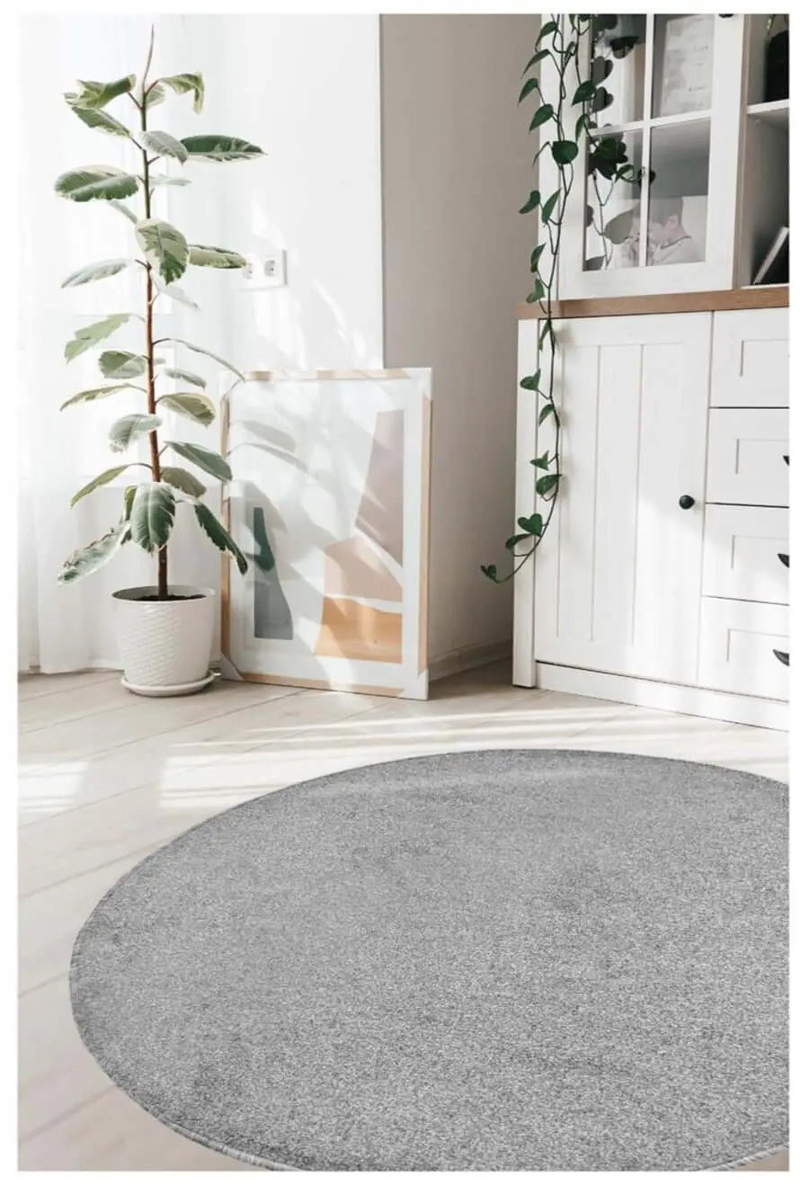 Relay Grey Recycled Low Pile Rug - Image 6