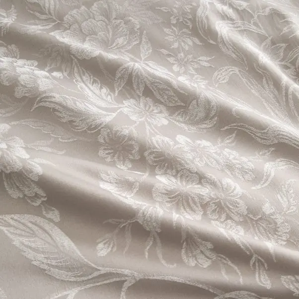 Remi Jacquard Polycotton Duvet Cover and Pillowcase Set - Image 4