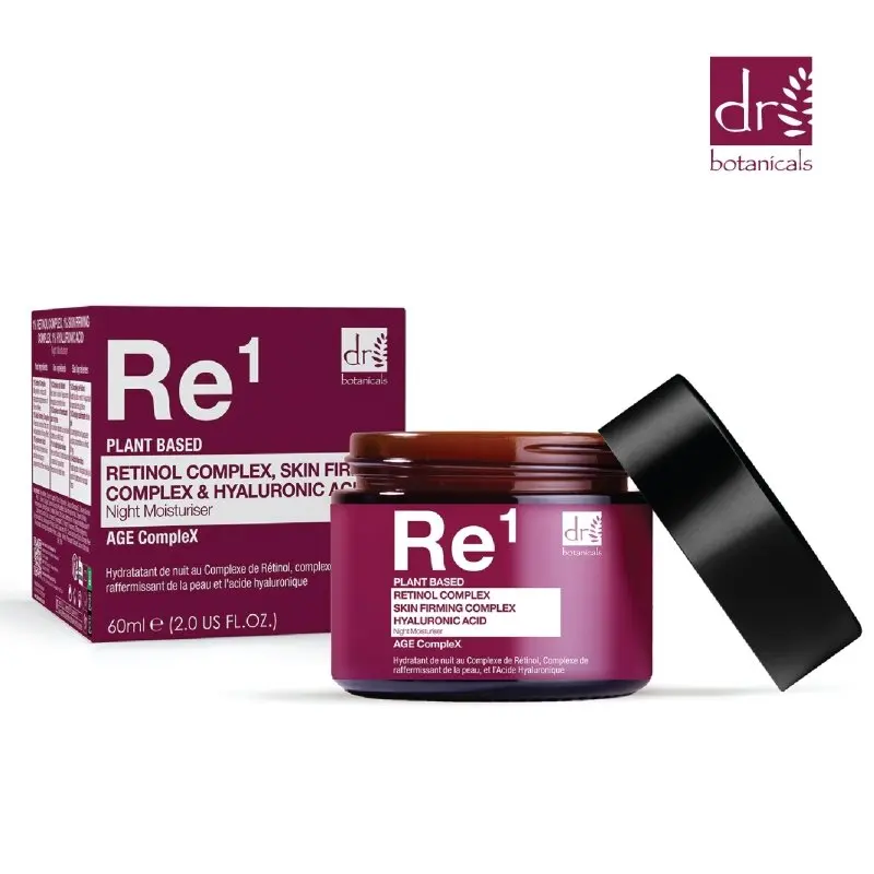 Retinol Complex 1%, Skin Firming Complex 1% & Hyaluronic Acid 1% Night Moisturiser 60ml - Image 2