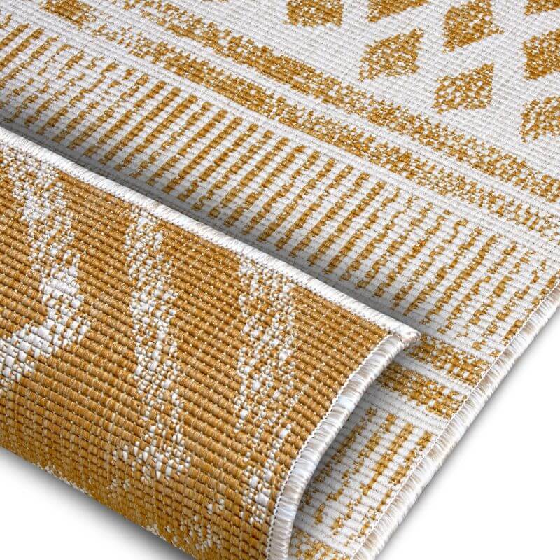 Reversible Geometric Indoor-Outdoor Flatweave Rug - Image 16