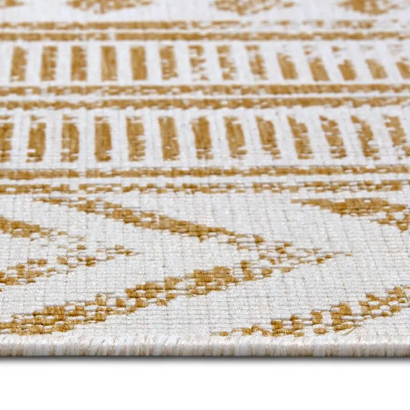Reversible Geometric Indoor-Outdoor Flatweave Rug - Image 17