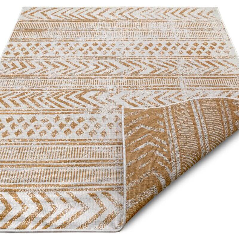 Reversible Geometric Indoor-Outdoor Flatweave Rug - Image 19
