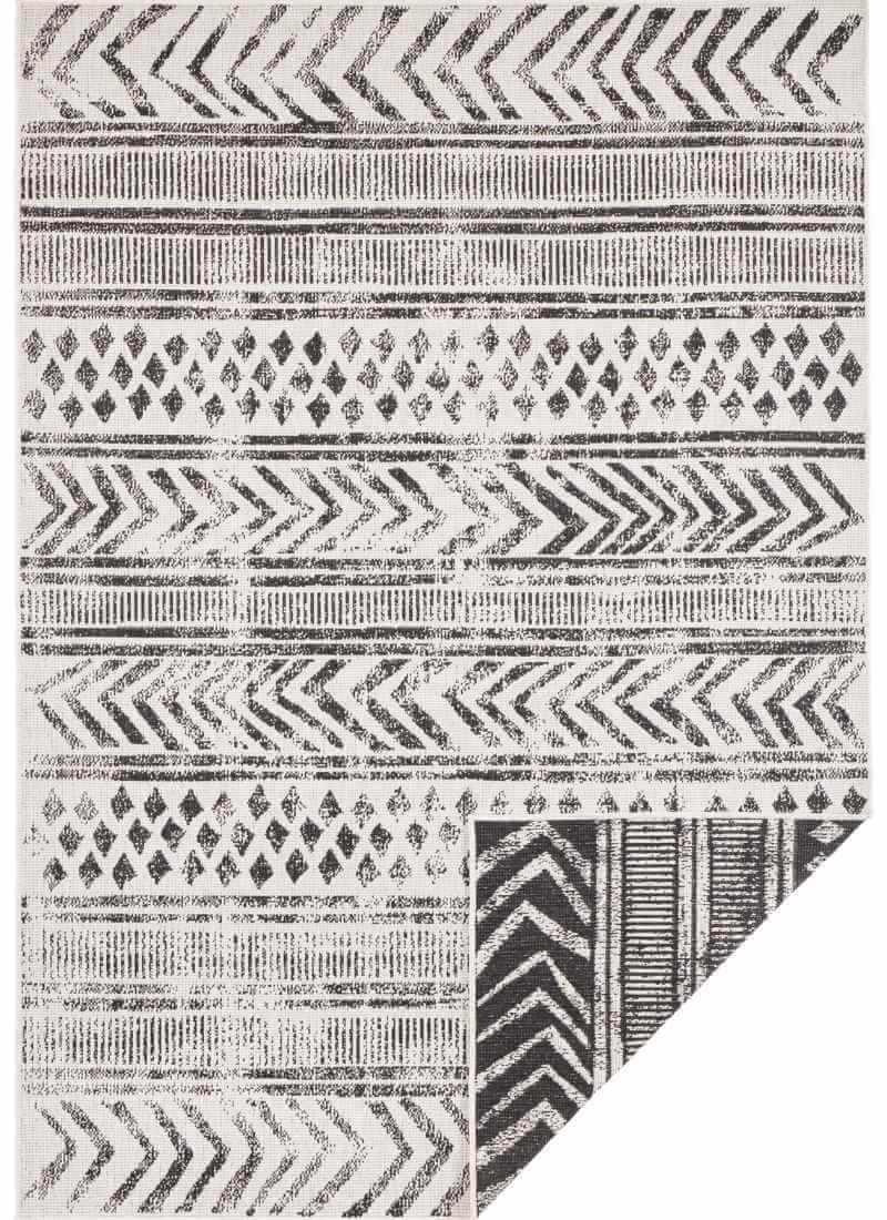 Reversible Geometric Indoor-Outdoor Flatweave Rug - Image 24
