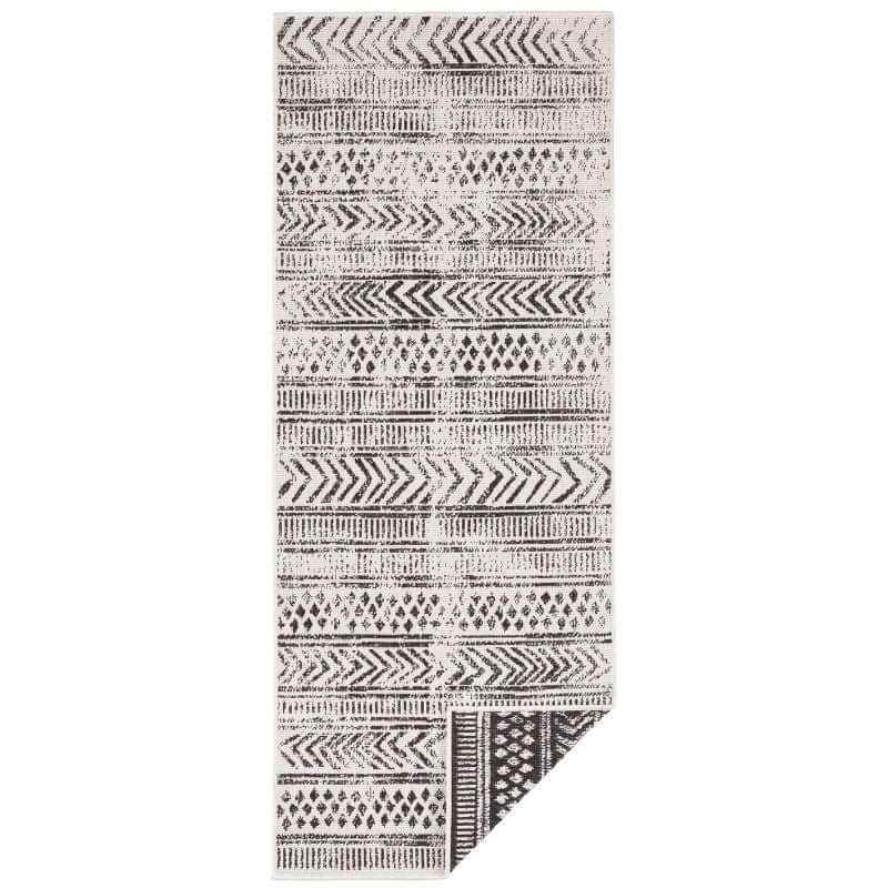 Reversible Geometric Indoor-Outdoor Flatweave Rug - Image 28