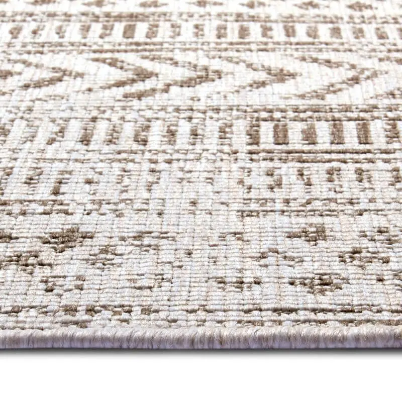 Reversible Geometric Indoor-Outdoor Flatweave Rug - Image 42