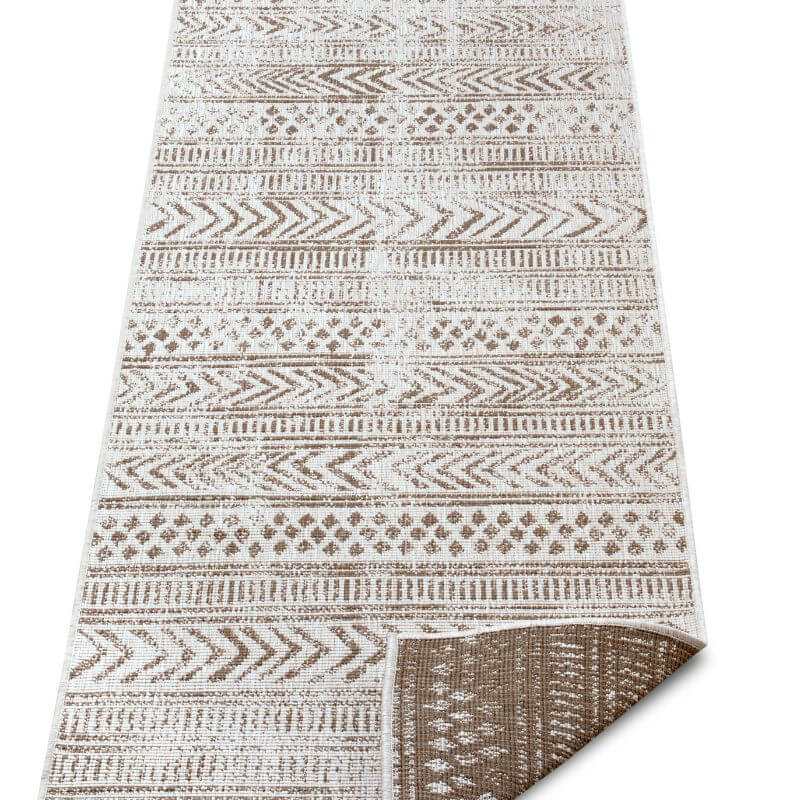 Reversible Geometric Indoor-Outdoor Flatweave Rug - Image 47