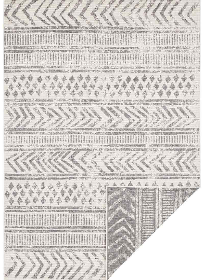 Reversible Geometric Indoor-Outdoor Flatweave Rug - Image 8