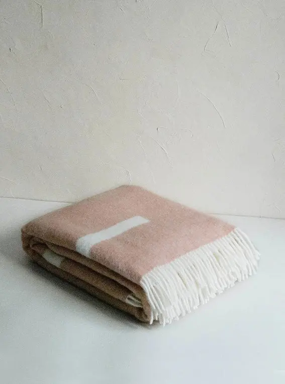 RIVER Dusty Pink Blanket