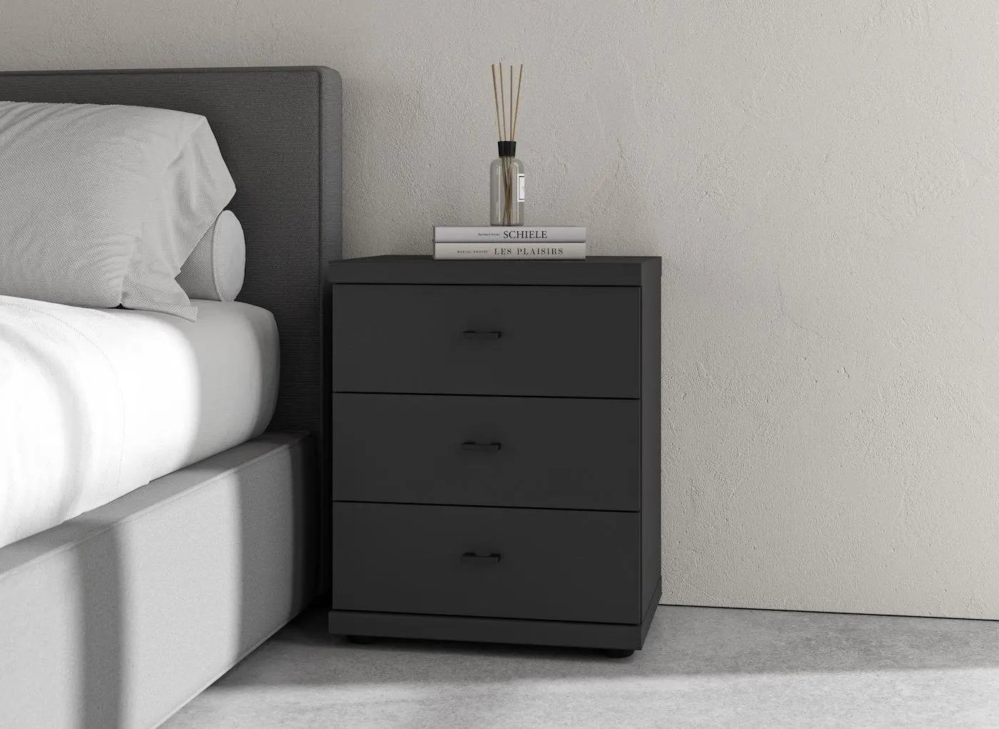 Roberts Drawer Bedside - White