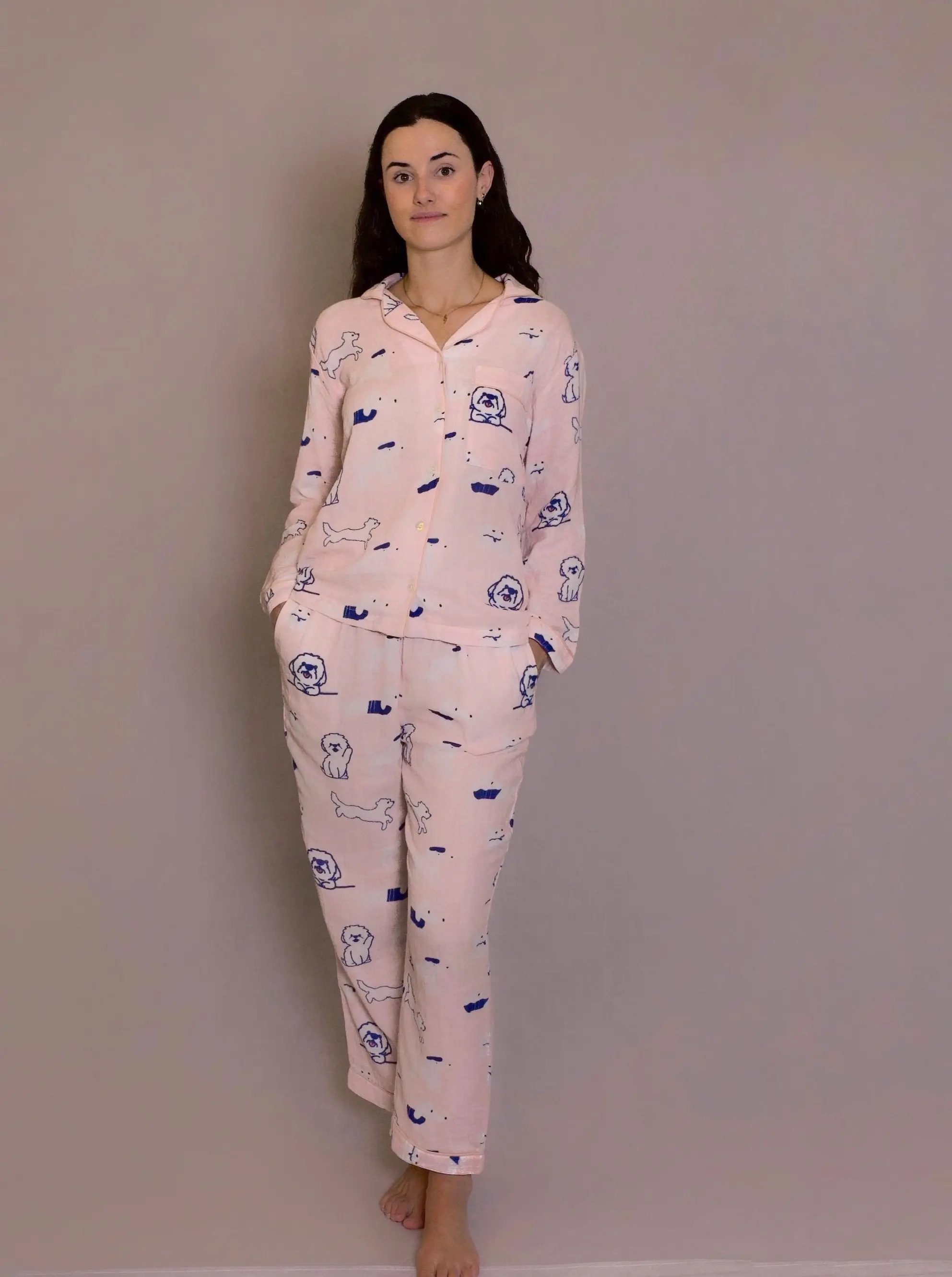 Rocco Pure Cotton Gauze Pyjamas - Image 11