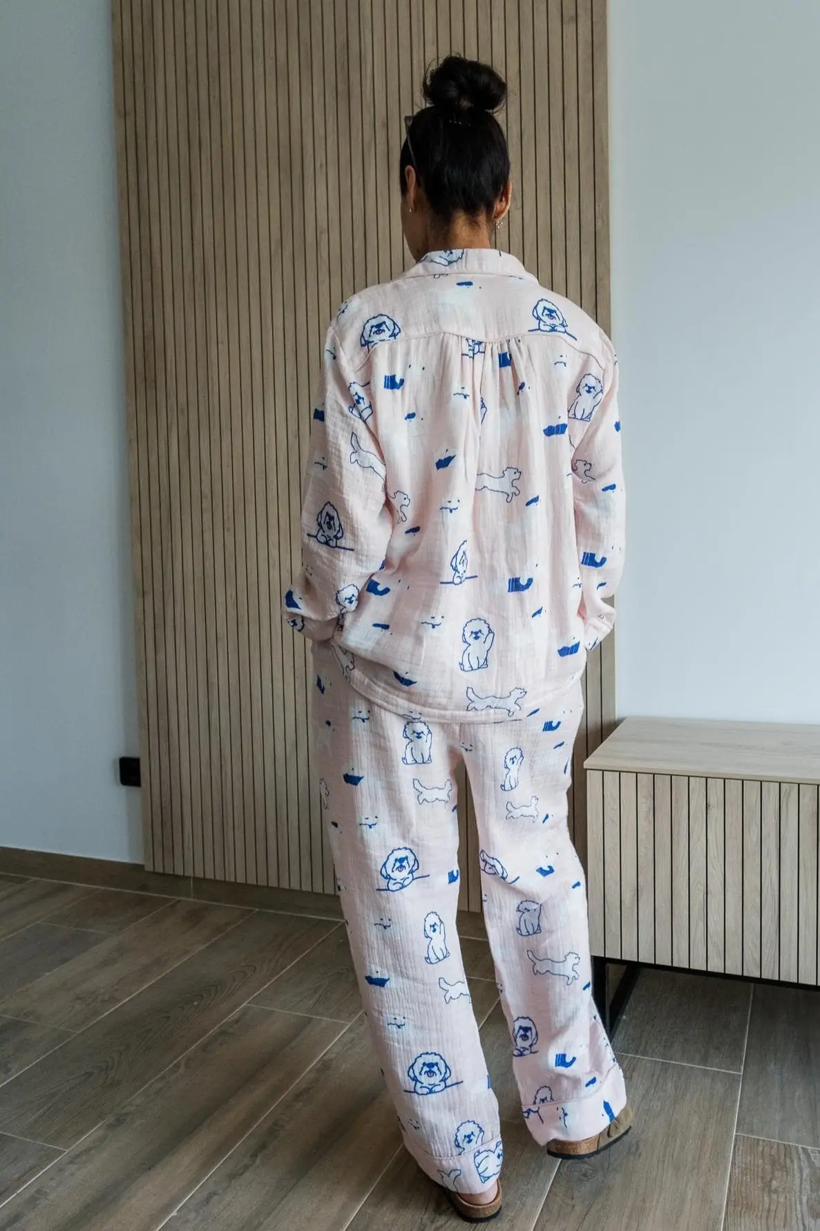 Rocco Pure Cotton Gauze Pyjamas - Image 7
