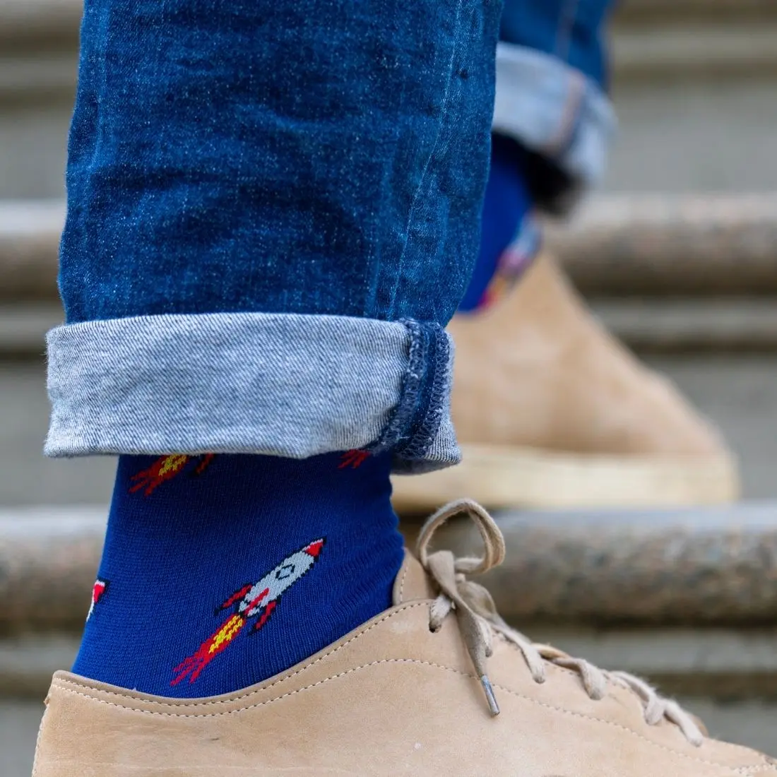 Rocket Matching Bamboo Socks (Adult & Child) - Image 3