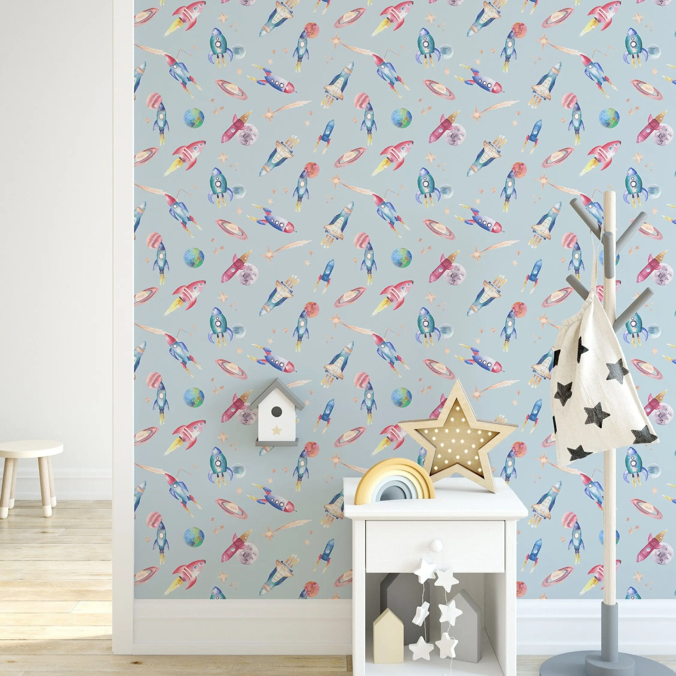 Rockets Children's Wallpaper