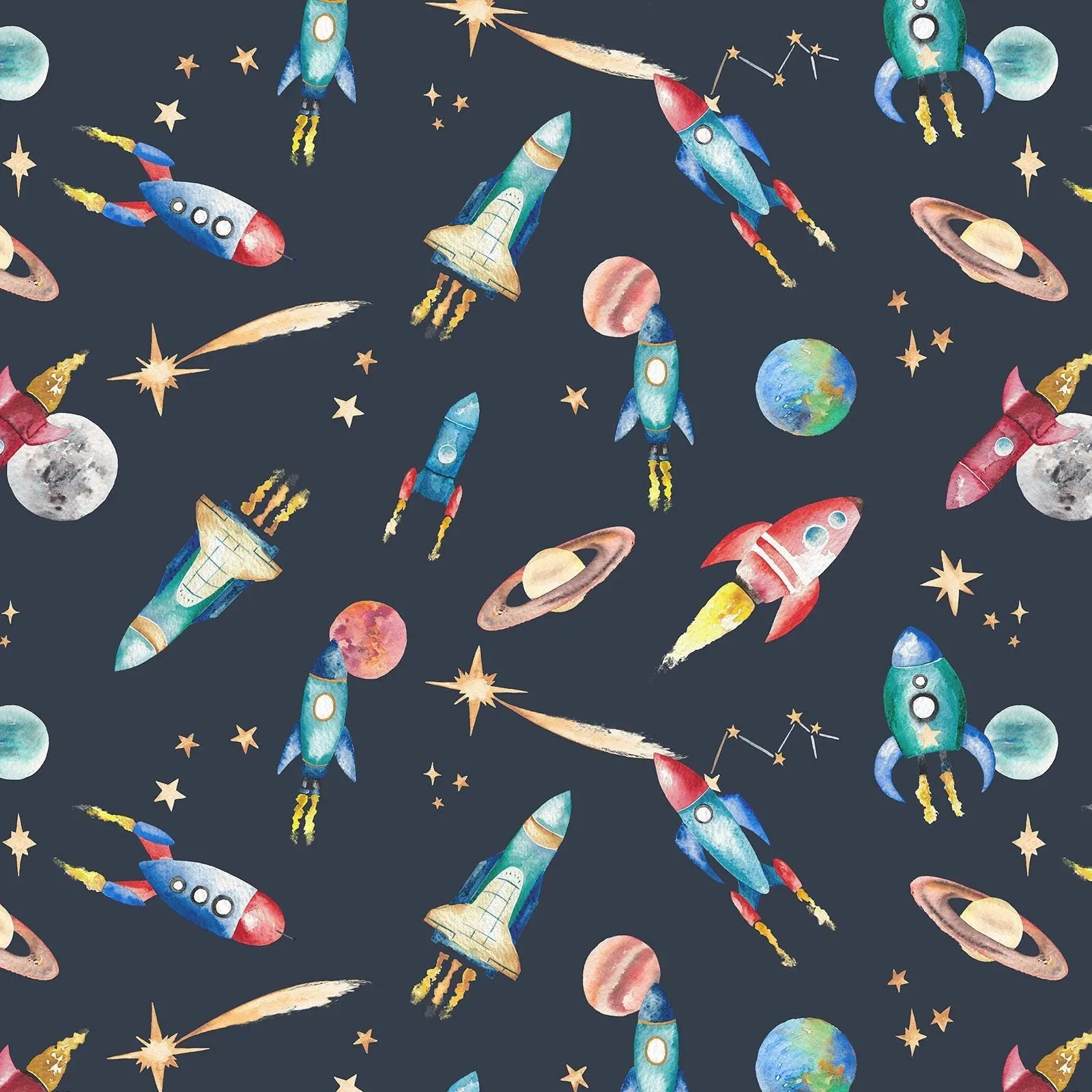 Rockets Children's Wallpaper - Image 7