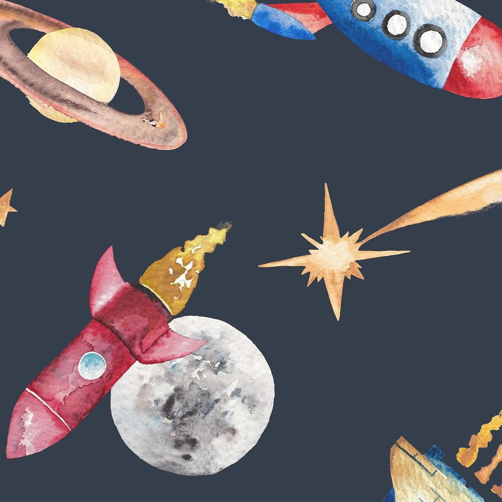 Rockets Children's Wallpaper - Image 8