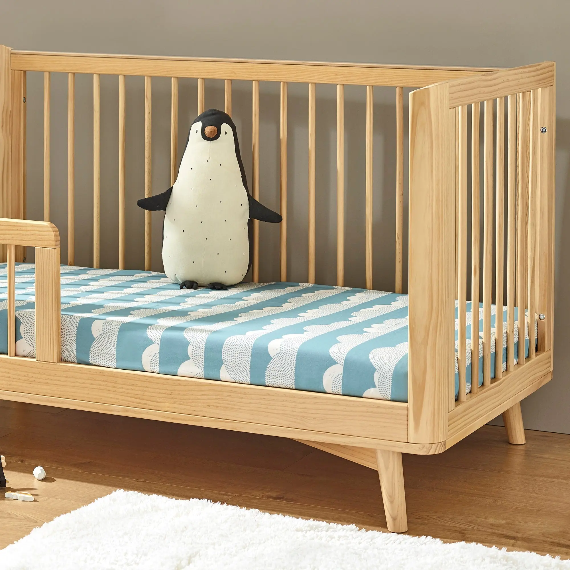 Rolling Cloud Organic Cotton Fitted Sheet - Image 2