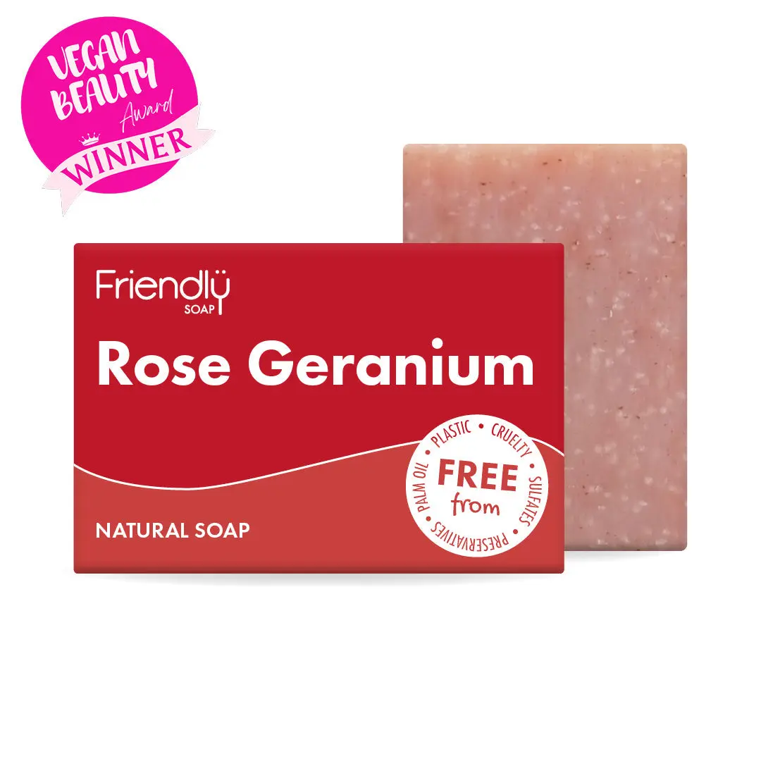 Rose Geranium Natural Soap - Image 4