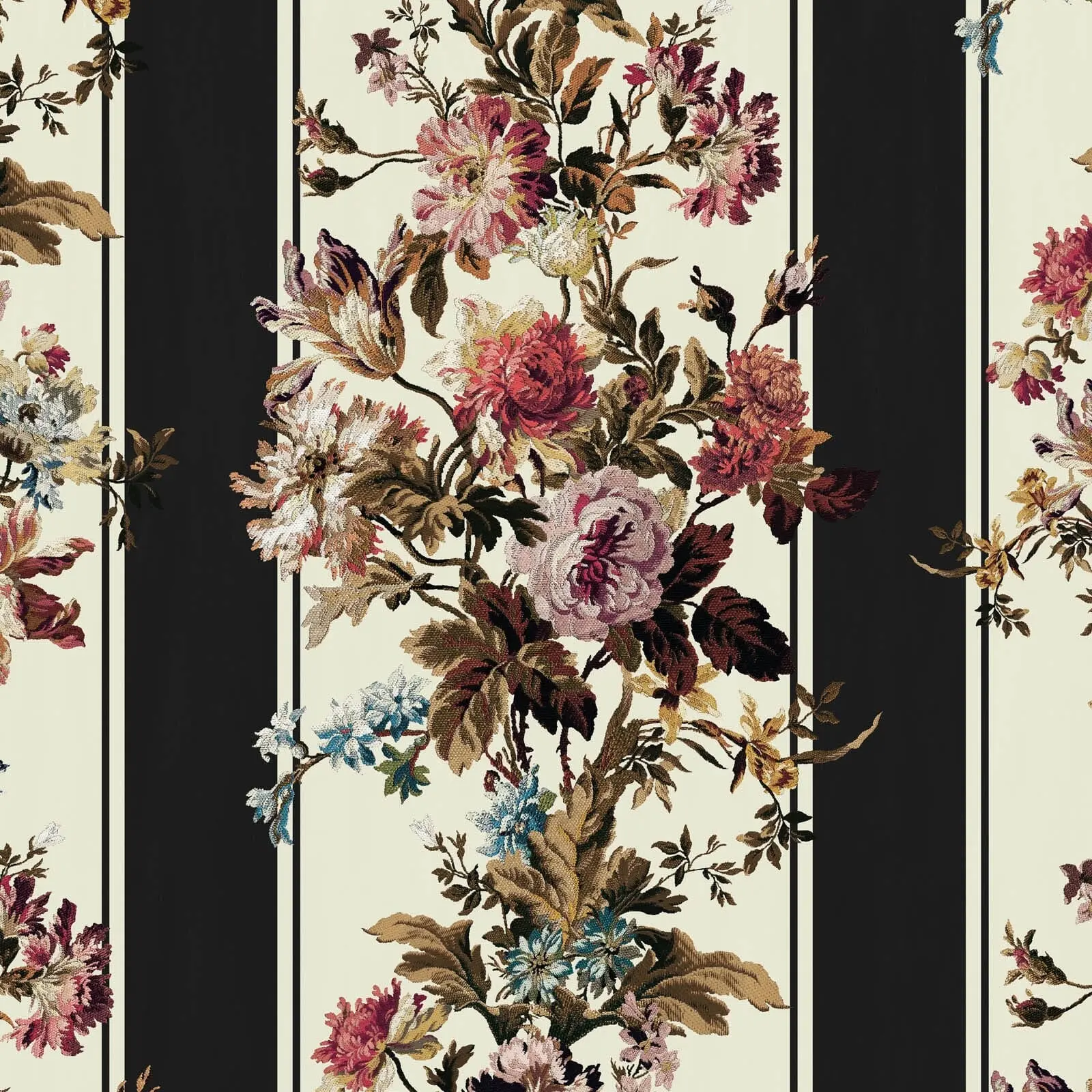 ROSETTA GARLAND Wallpaper - Noir