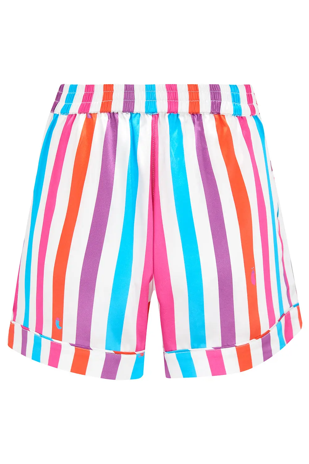 Rosie Hawaiian Stripe Silk Short - Image 2