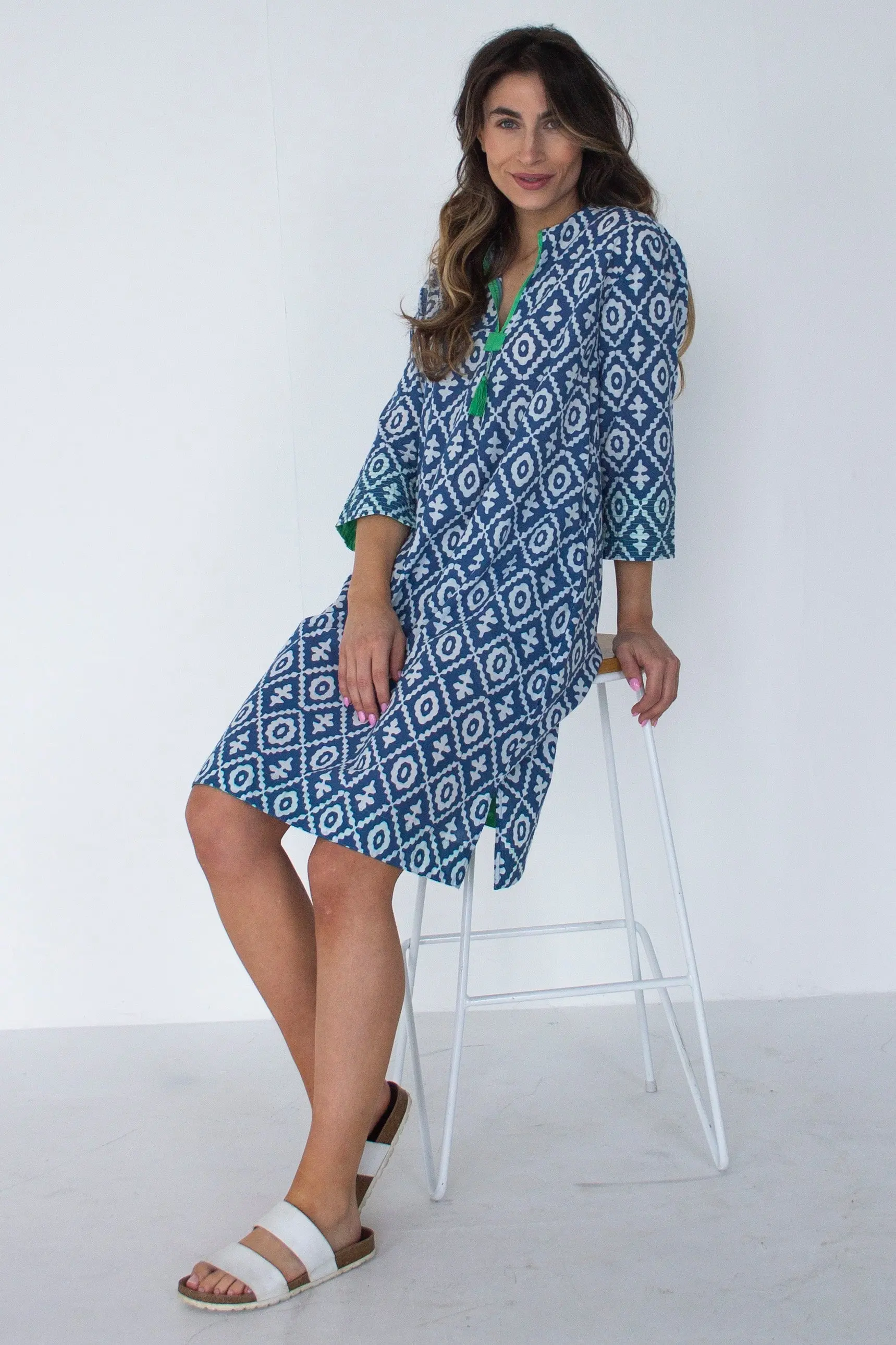 Royal Blue Kaftan