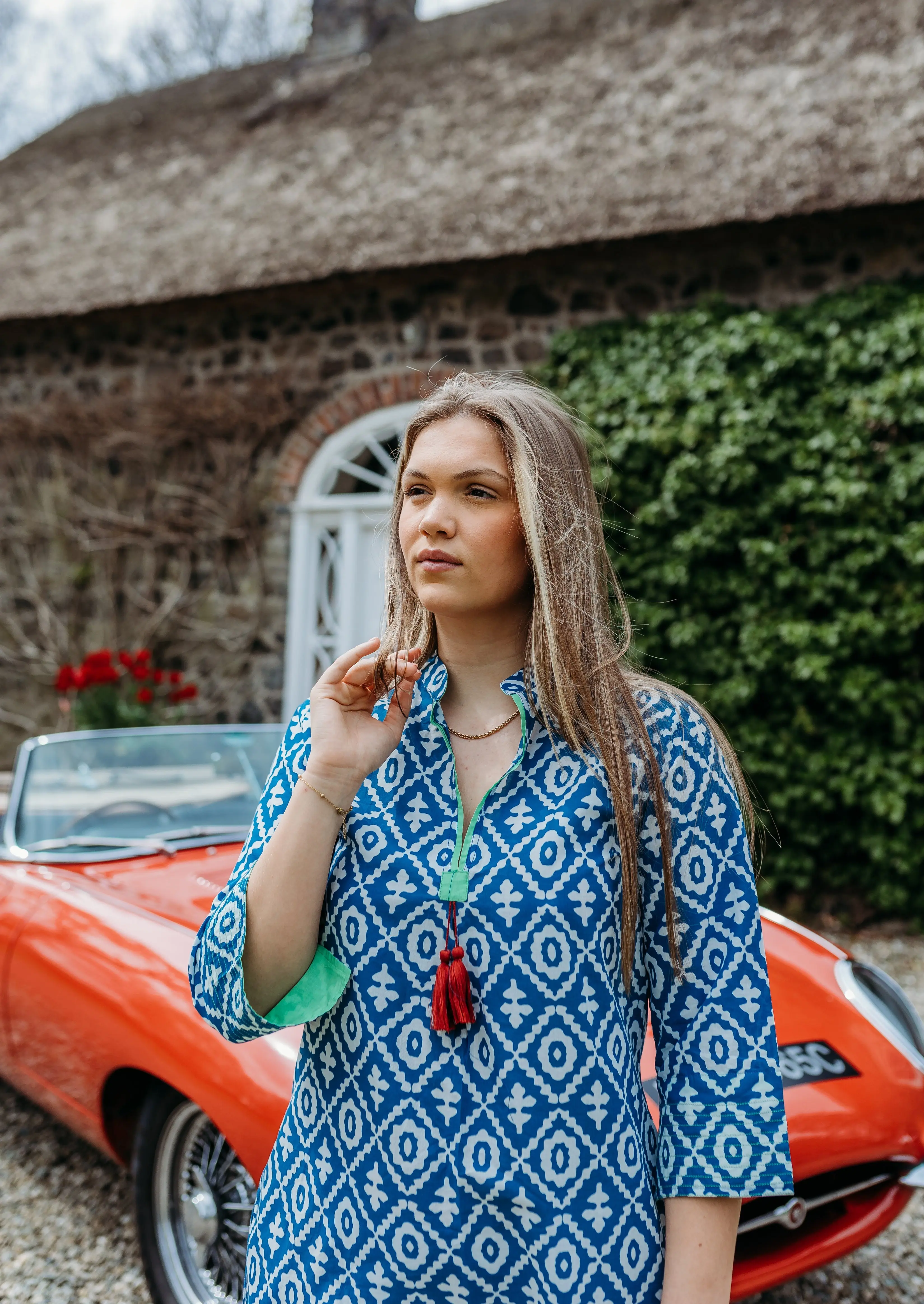 Royal Blue Kaftan - Image 18
