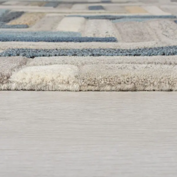 Russo Wool Geometric Modern Rug - Image 4