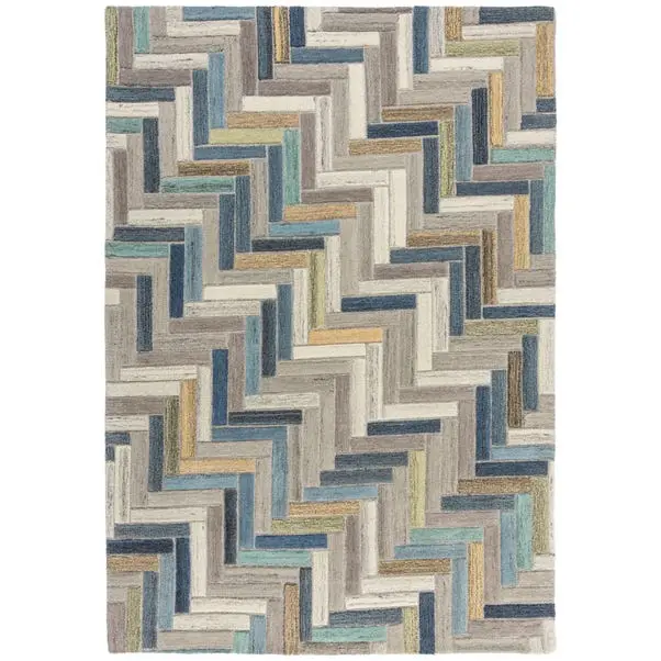 Russo Wool Geometric Modern Rug - Image 5