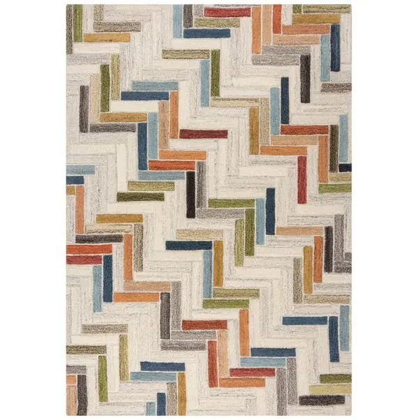 Russo Wool Geometric Modern Rug - Image 8