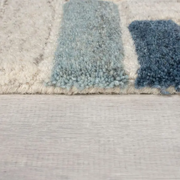 Russo Wool Geometric Modern Rug - Image 9
