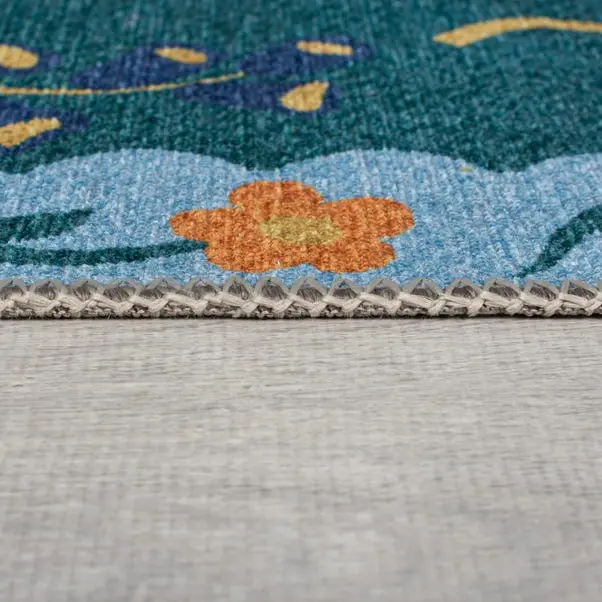 Sabrina Floral Washable Rug - Image 14