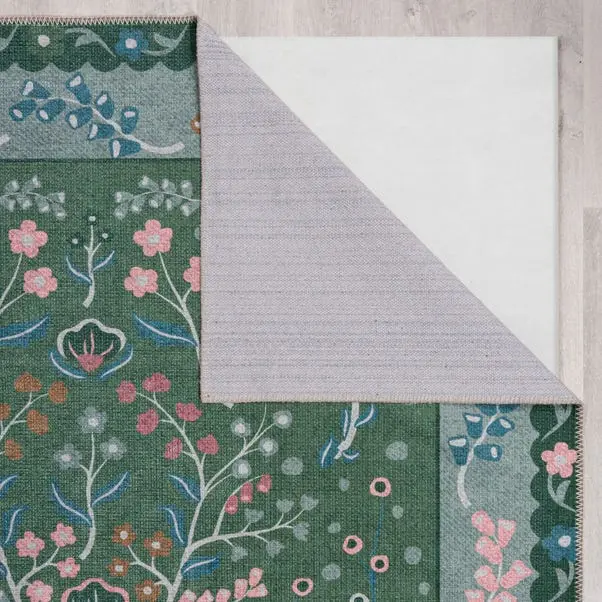 Sabrina Floral Washable Rug - Image 3