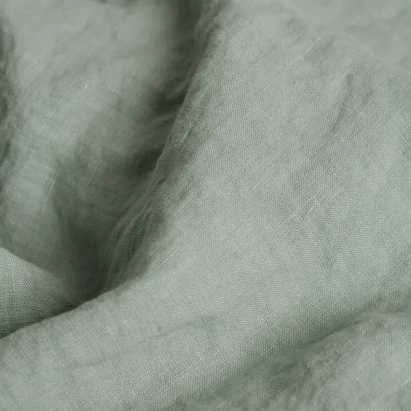 Sage Green Linen Blend Duvet Cover - Image 2