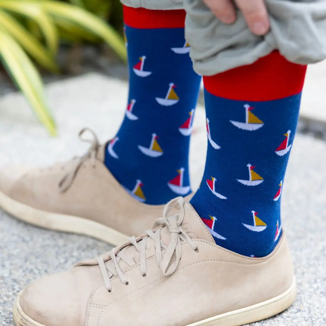Sailing Boat Bamboo Socks - Image 3